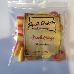 GUMMY PEACH RINGS (6oz)